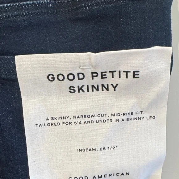 Good American Dark Blue Women's Skinny Jeans - Picture 5 of 6
